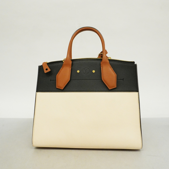 Auth Louis Vuitton City Steamer MM M55345 Women's Handbag,Shoulder Bag Beige - Picture 13 of 13